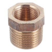 Футорка Viega (266516) 1/2 НР(ш) х 3/8 ВР(г) бронзовая