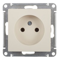 Розетка Schneider Electric Atlas Design ATN000241 скрытая установка бежевая без заземления
