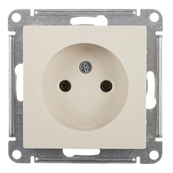 Розетка Schneider Electric Atlas Design ATN000241 скрытая установка бежевая без заземления