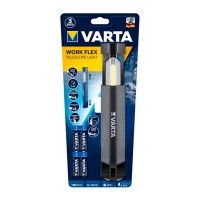 Фонарь ручной VARTA TELESCOPE WORK FLEX (18646101421) светодиодный 2 LED 5 Вт на батарейках AA ABS-пластик ударопрочный