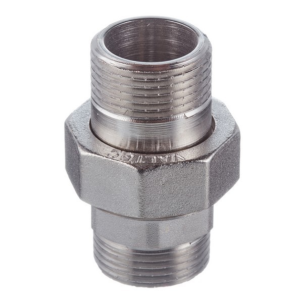 Американка прямая VALTEC (VTr.728.N.0006) 1 НР(ш) х 1 НР(ш) латунная