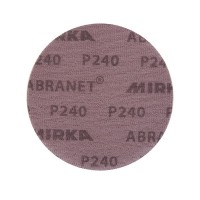 Диск шлифовальный Mirka Abranet d125 мм P240 на липучку сетчатая основа (5 шт.)