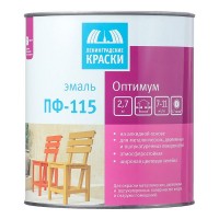 Эмаль ПФ-115 Ленинградские Краски Оптимум белая матовая 2,7 кг