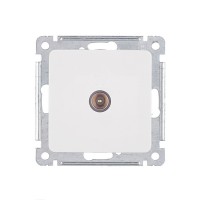 Розетка телевизионная HEGEL Master РСТВ-401 оконечная скрытая установка белая