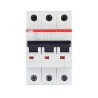 Автоматический выключатель ABB S203 (2CDS253001R0254) 3P 25А тип C 6 кА 400 В на DIN-рейку