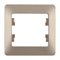 Рамка Schneider Electric Glossa GSL000401 oдноместная универсальная титан