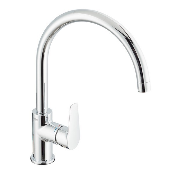 Смеситель для кухни GROHE BauEdge 31367001 DN15 с высоким поворотным изливом