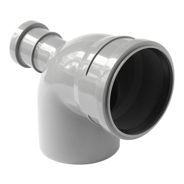 Отвод Pro Aqua Comfort d110х50 мм 87,5° фронтальный