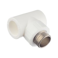 Тройник полипропиленовый VALTEC (VTp.733.0.03206) переходный 32 мм х 1 НР(ш) х 32 мм