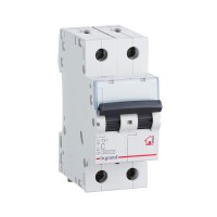 Автоматический выключатель Legrand TX3 (404048) 2P 63А тип C 6 кА 220 В на DIN-рейку