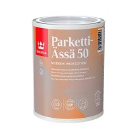 Лак паркетный Tikkurila Parketti-Assa 50 бесцветный 1 л полуглянцевый