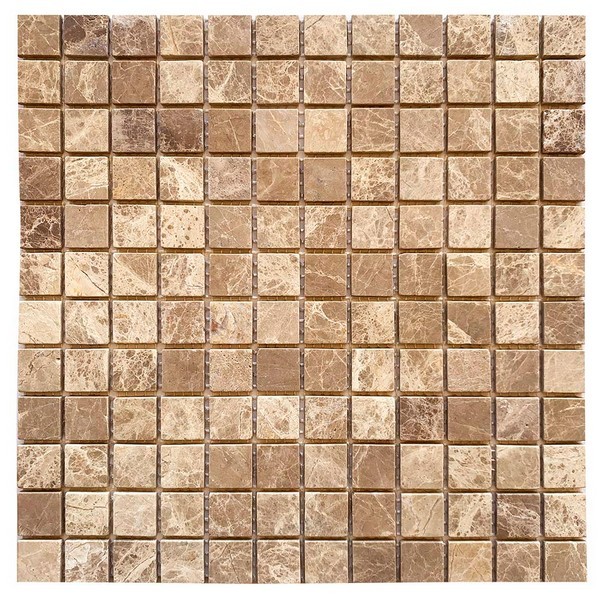 Мозаика Lavelly Eternal Brown Mix коричневый микс из натурального камня 298х298х4 мм матовая