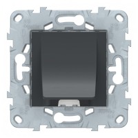 Вывод кабеля Schneider Electric Unica NEW NU586254 скрытая установка антрацит