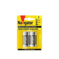 Батарейка Navigator LR14 1,5 В 5800 мАч (2 шт.)