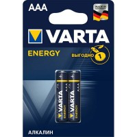 Батарейка VARTA AAA мизинчиковая LR03 1,5 В 1200 мАч (2 шт.)