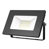 Прожектор cветодиодный Gauss Elementary 30 Вт 220 В IP65 6500К холодный белый свет плоский корпус
