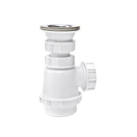 Сифон для раковины WIRQUIN 30975059 1 1/4"х32 мм c выпуском D 63 мм для биде и раковин