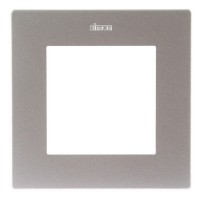 Рамка Simon 24 Harmonie 2400610-033 одноместная универсальная алюминий