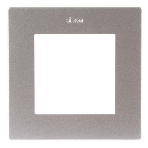 Рамка Simon 24 Harmonie 2400610-033 одноместная универсальная алюминий