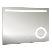 Зеркало AQUANIKA Cosmo 800х600 мм с подстветкой с сенсорным выключателем и увеличительным зеркалом