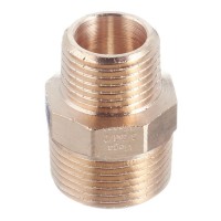 Ниппель переходной Viega (266523) 1/2 НР(ш) х 3/4 НР(ш) бронзовый