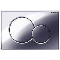 Клавиша смыва GEBERIT Sigma01 115.770.21.5 хром для инсталляций Платтенбау Sigma