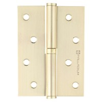 Петля Palladium N 613-S-4 SB правая разъемная 100х75 мм матовая латунь