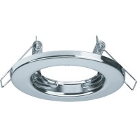 Светильник встраиваемый Navigator GU5.3 MR16 d80 мм 50 Вт 12/220 В круглый IP20 хром