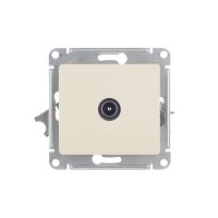 Розетка телевизионная Schneider Electric Glossa GSL000291 оконечная скрытая установка бежевая