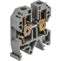 Колодка клеммная винтовая Navigator 6 кв. мм серая (10 шт.)