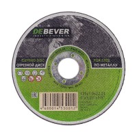Круг отрезной по металлу Debever 125х22х1 мм