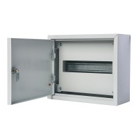 Щит распределительный навесной Dekraft ЩРН-12 металлический IP31 250х300х120 мм 12 модулей