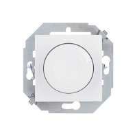 Диммер Simon 15 1591311-030 скрытая установка белый 40-500 Вт поворотно-нажимной