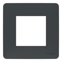 Рамка Schneider Electric Unica NEW STUDIO NU200254 одноместная универсальная антрацит
