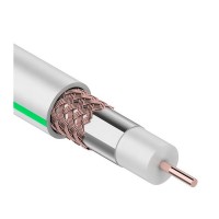 Кабель коаксиальный телевизионный SAT 703B 1x1 мм2 экранированный Rexant Green Line (100 м)