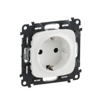 Розетка Legrand Valena Allure 753721 скрытая установка белая с заземлением