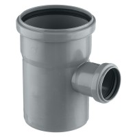 Тройник Pro Aqua Comfort d110х50 мм 87° пластиковый для внутренней канализации