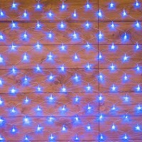 Гирлянда светодиодная Neon-Night Сеть 180 LED свечение синее 1,8х1,5 м (215-133)