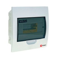 Щит распределительный встраиваемый EKF PROxima ЩРВ-П-8 пластиковый IP41 221х208х90 мм 8 модулей