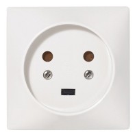 Розетка силовая для подключения электроплит Legrand (55422) с заземлением 2Р+Е 20 А 230 В IP20 слоновая кость со шторками