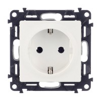 Розетка Legrand Valena LIFE 753421 скрытая установка белая с заземлением