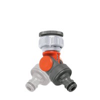 Соединитель для подключения шланга с краном Gardena (02999-20) пластиковый 3/4" х 1" ВР переходный