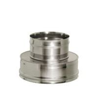 Переходник Дымок с d120х200 мм на d120 мм с изоляцией AISI 439