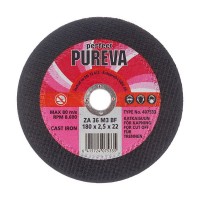 Круг отрезной по чугуну Pureva 180х22х2,5 мм