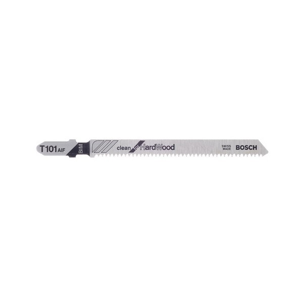 Пилки для лобзика Bosch T101AIF (2608634897) по дереву L77 мм чистый рез (5 шт.)