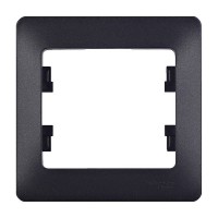 Рамка Schneider Electric Glossa GSL000701 oдноместная универсальная антрацит
