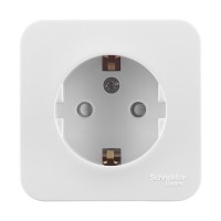 Розетка Schneider Electric Blanca BLNRA011111 открытая установка белая с заземлением со шторками