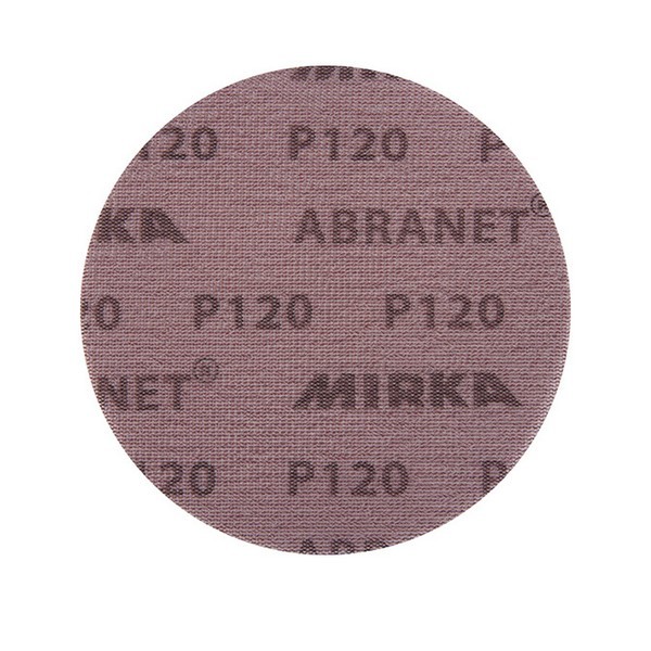 Диск шлифовальный Mirka Abranet d125 мм P120 на липучку сетчатая основа (5 шт.)