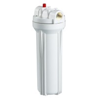 Корпус фильтра Гидротек Standart для холодной воды 10SL 1/2 ВР(г) х 1/2 ВР(г) белый