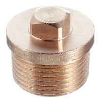 Заглушка Viega (320294) 1 НР(ш) бронзовая